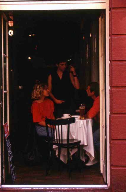 one of many pubs on the pedestrian street